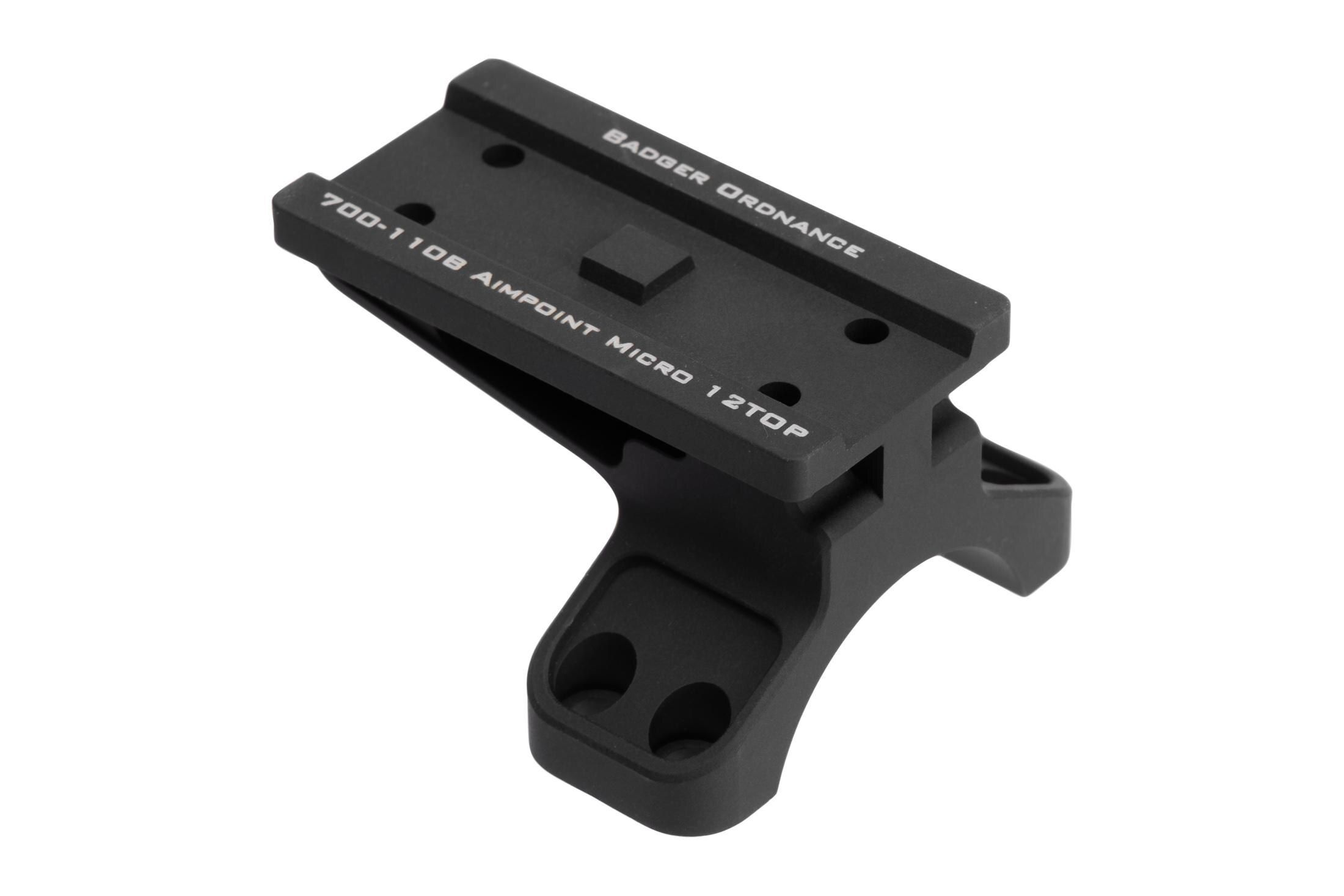 Badger Ordnance■MICRO 30mmリングマウント Badger Ordnance C1 30MM Ring Aimpoint Micro Mount - Black
